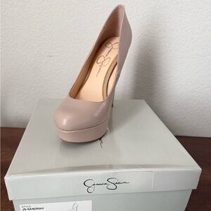 Jessica Simpson Women's Nude Platform Heels